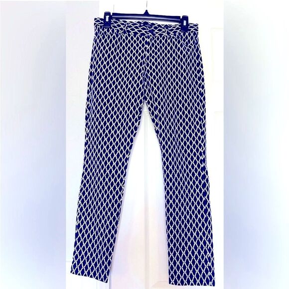 Gap Slim City navy & white detailed pants! - Picture 6 of 14
